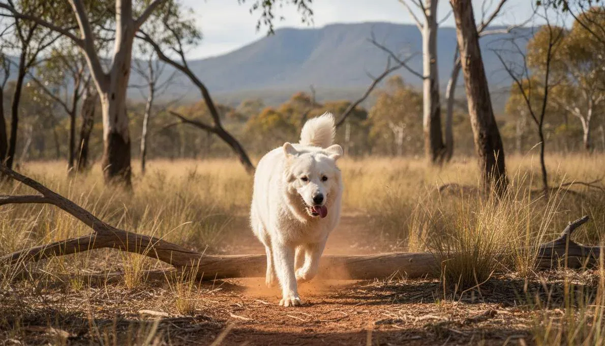 Pyrenean Mountain Dog Exercise Running