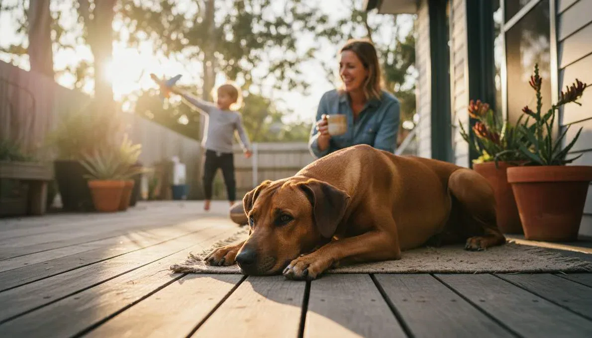 Rhodesian Ridgeback Family Lifestyle