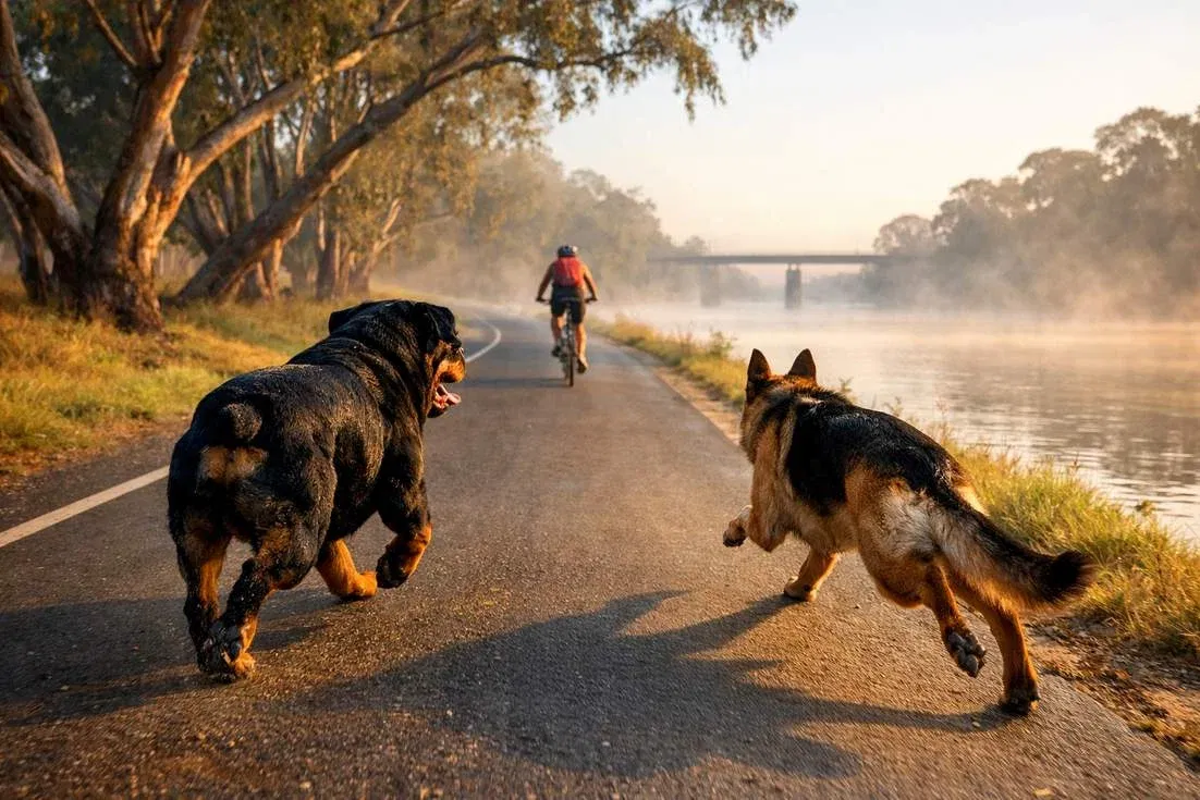 rottweiler-with-german-shepherd-running Rottweiler With German Shepherd Running