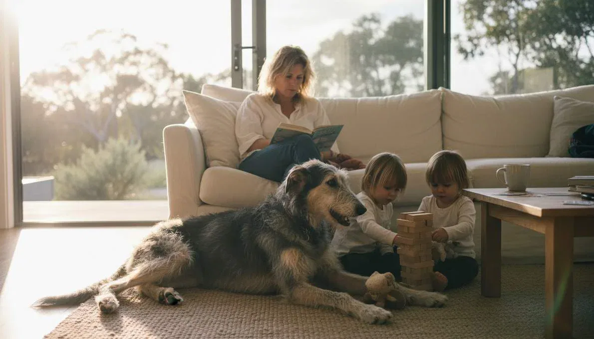 Scottish Deerhound Family Lifestyle