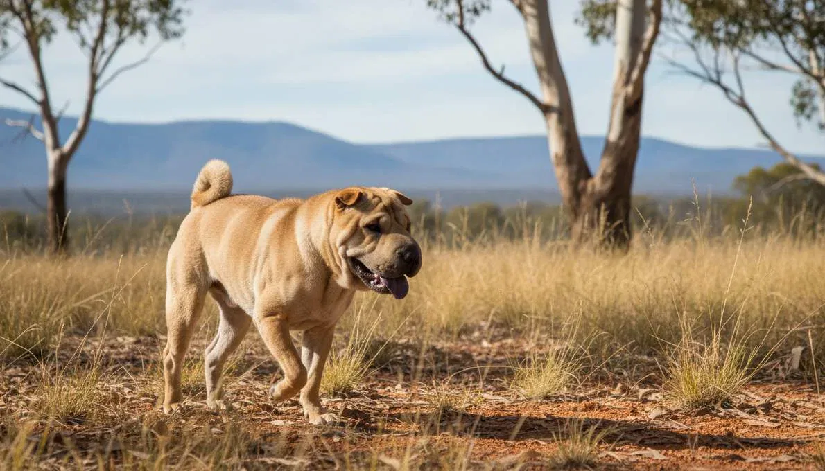 Shar Pei Exercise Running