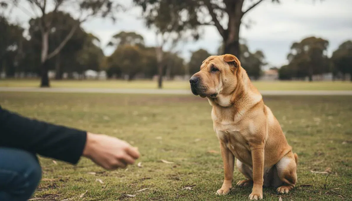 Shar Pei Training Sit