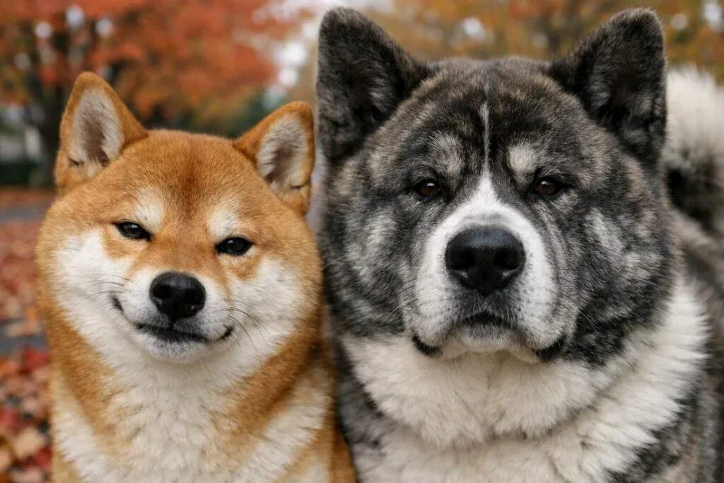 Home 3 Shiba Inu With Akita