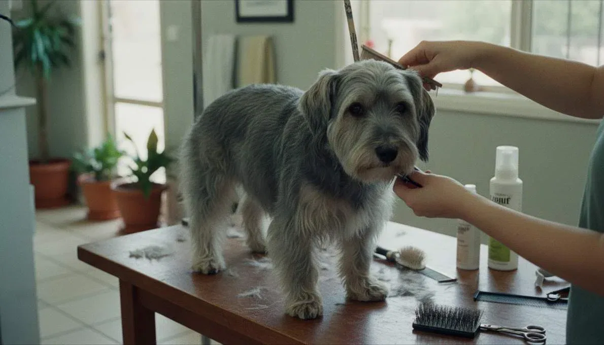 Skye Terrier Grooming Brushing