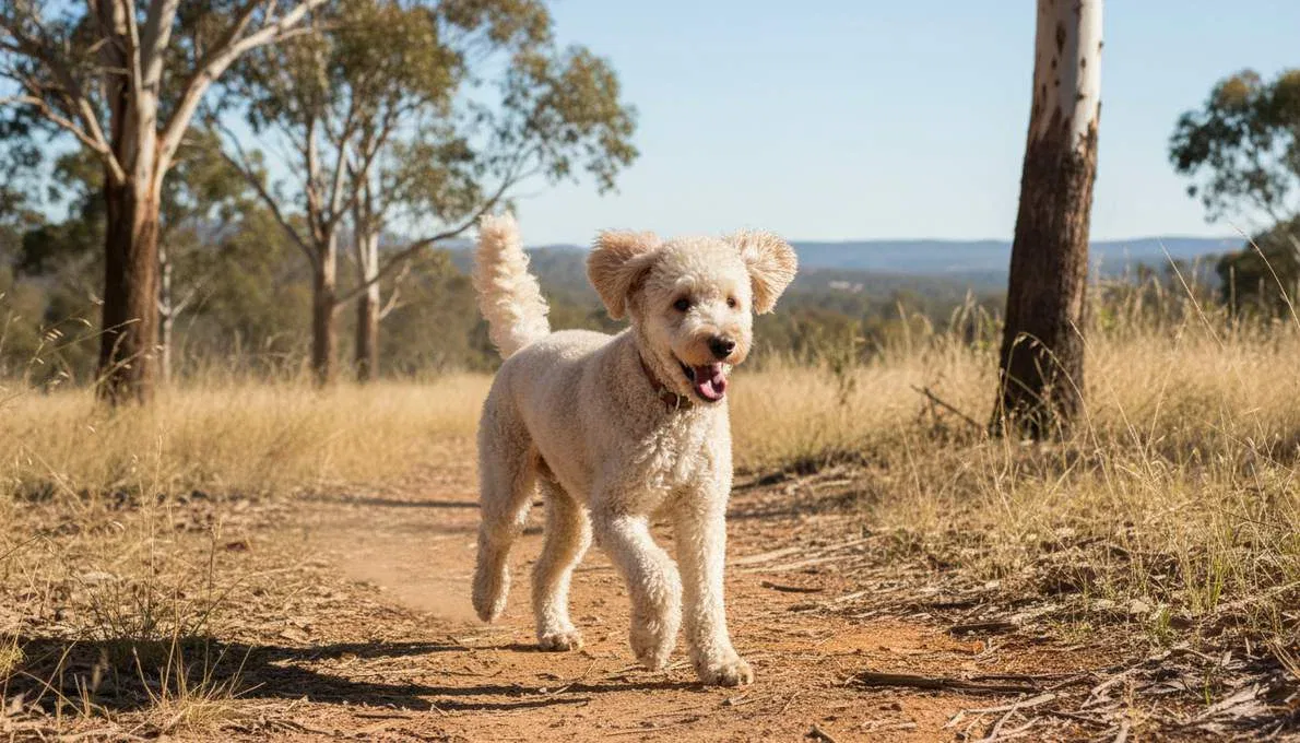 Standard Poodle Exercise Running