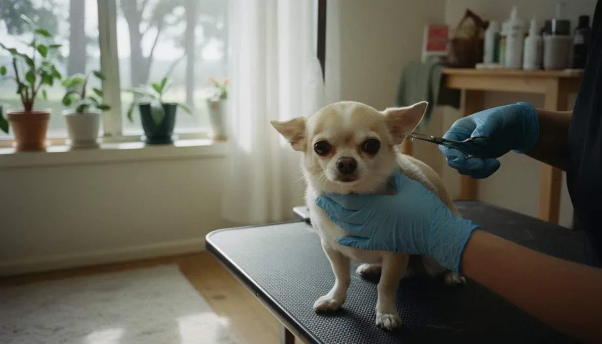Teacup Chihuahua Grooming Brushing
