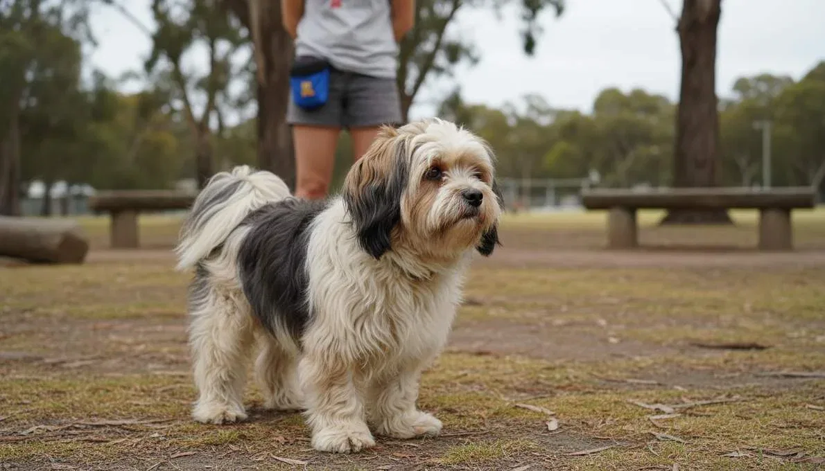 Tibetan Terrier Training Sit