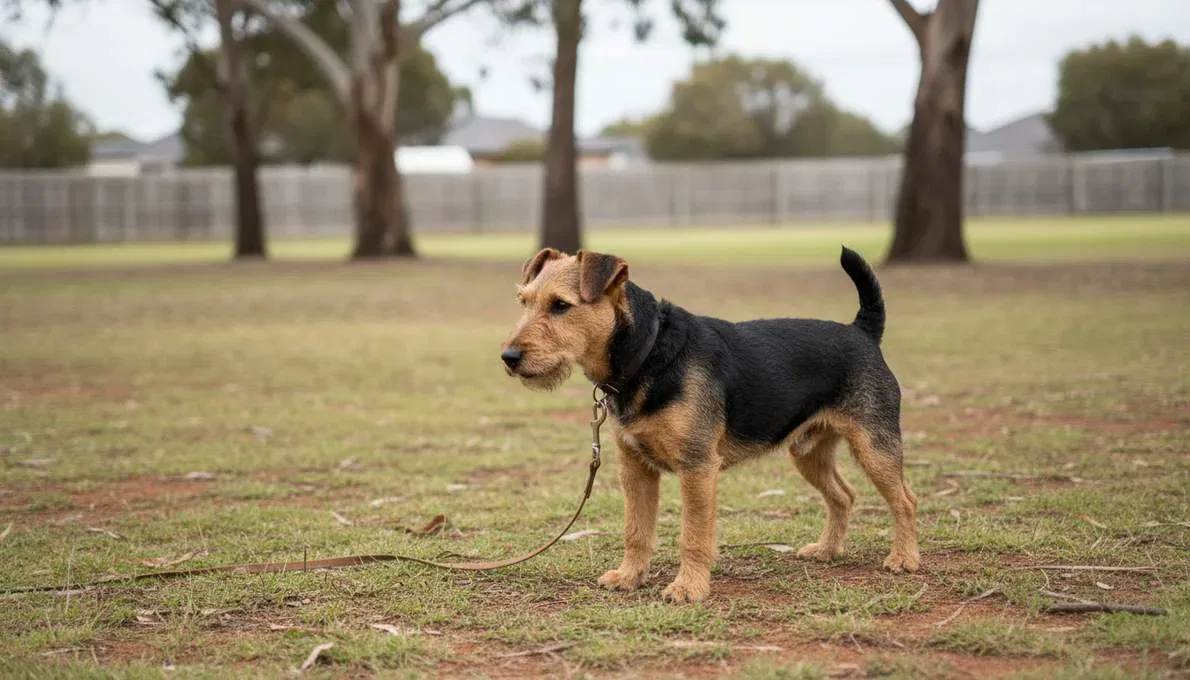 Welsh Terrier Training Sit