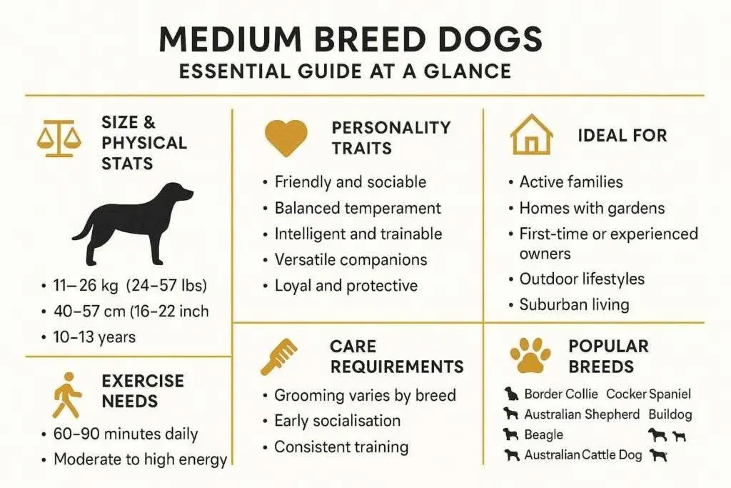 Medium dog breeds Guide