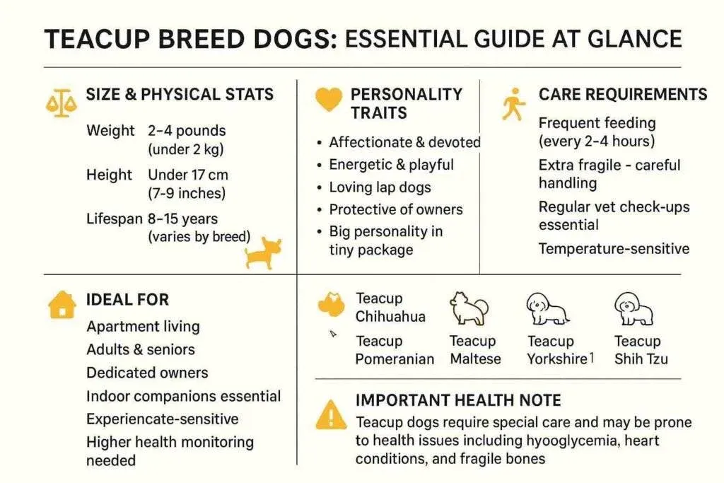 Teacup dog Information Chart