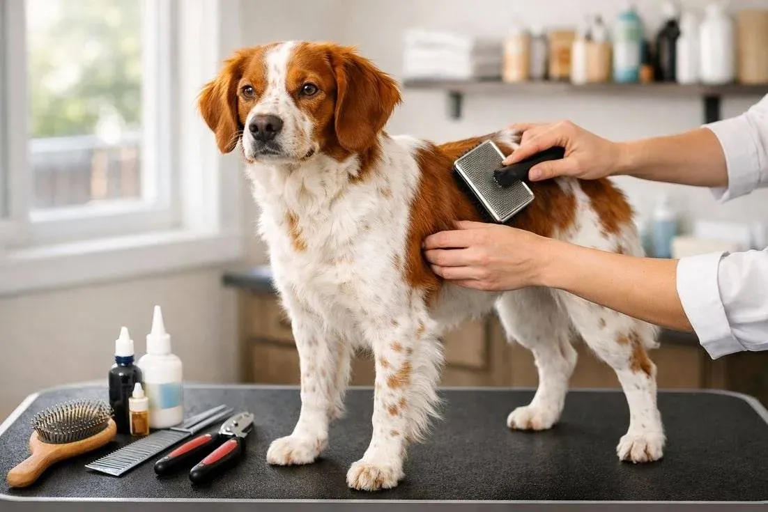 Brittanys Coat Grooming