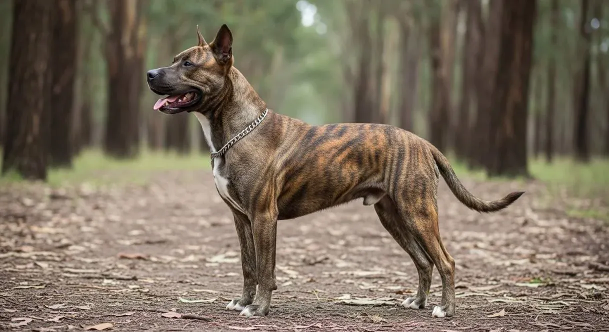American Akita Side Pose