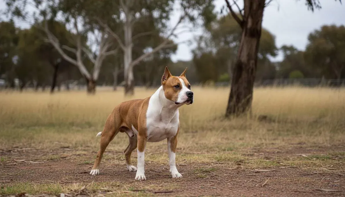 American Staffordshire Terrier Training Sit