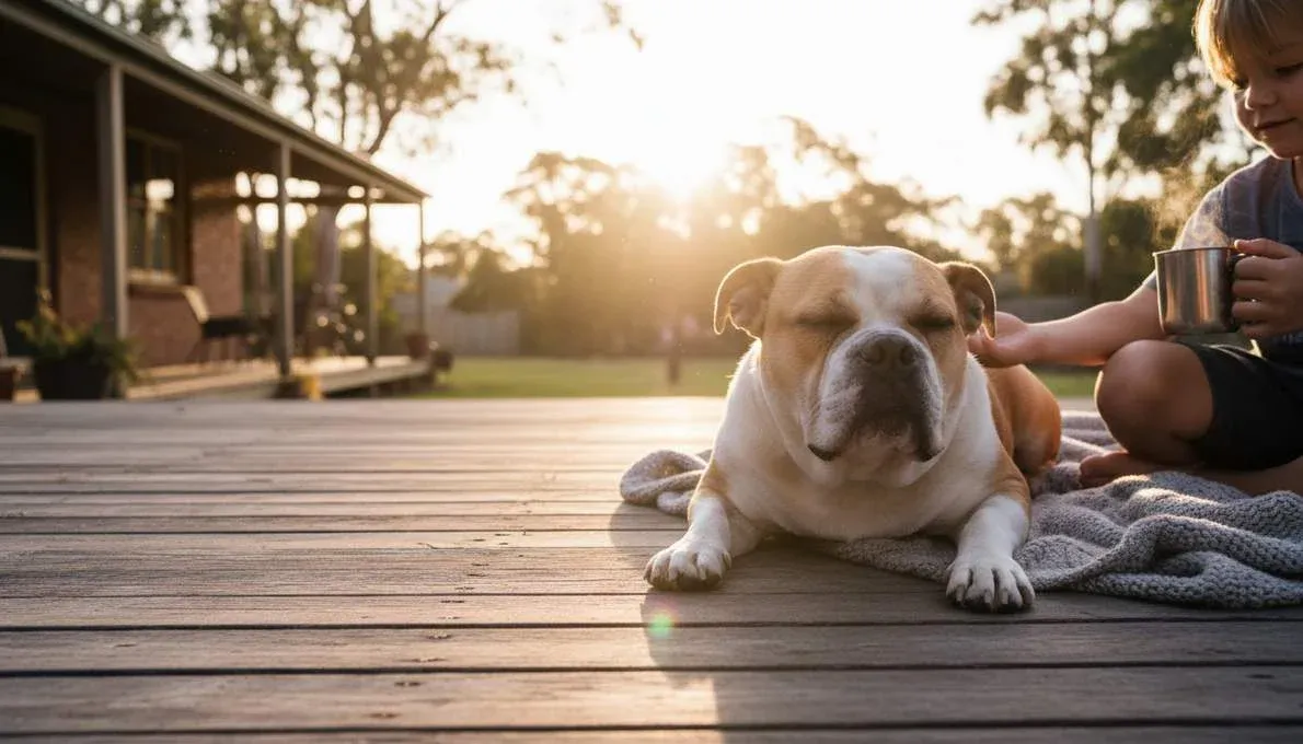 Australian Bulldog Family Lifestyle