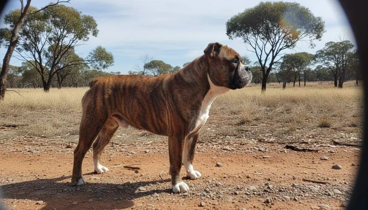 Australian Bulldog Profile Side