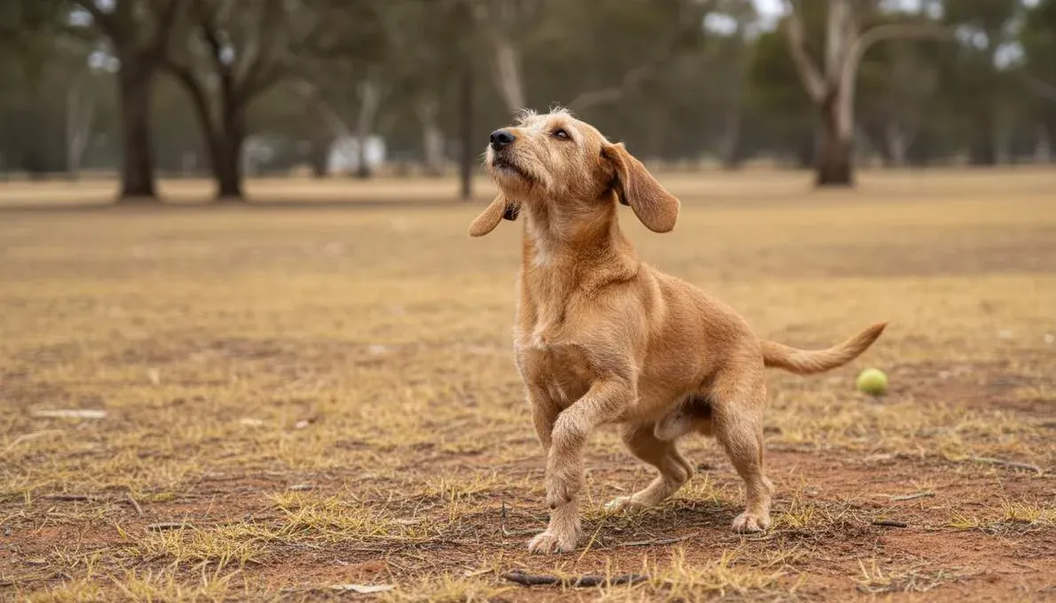 Basset Fauve Training Sit