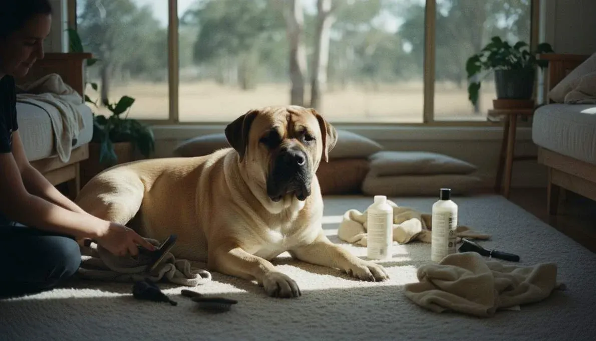 Boerboel Grooming Brushing