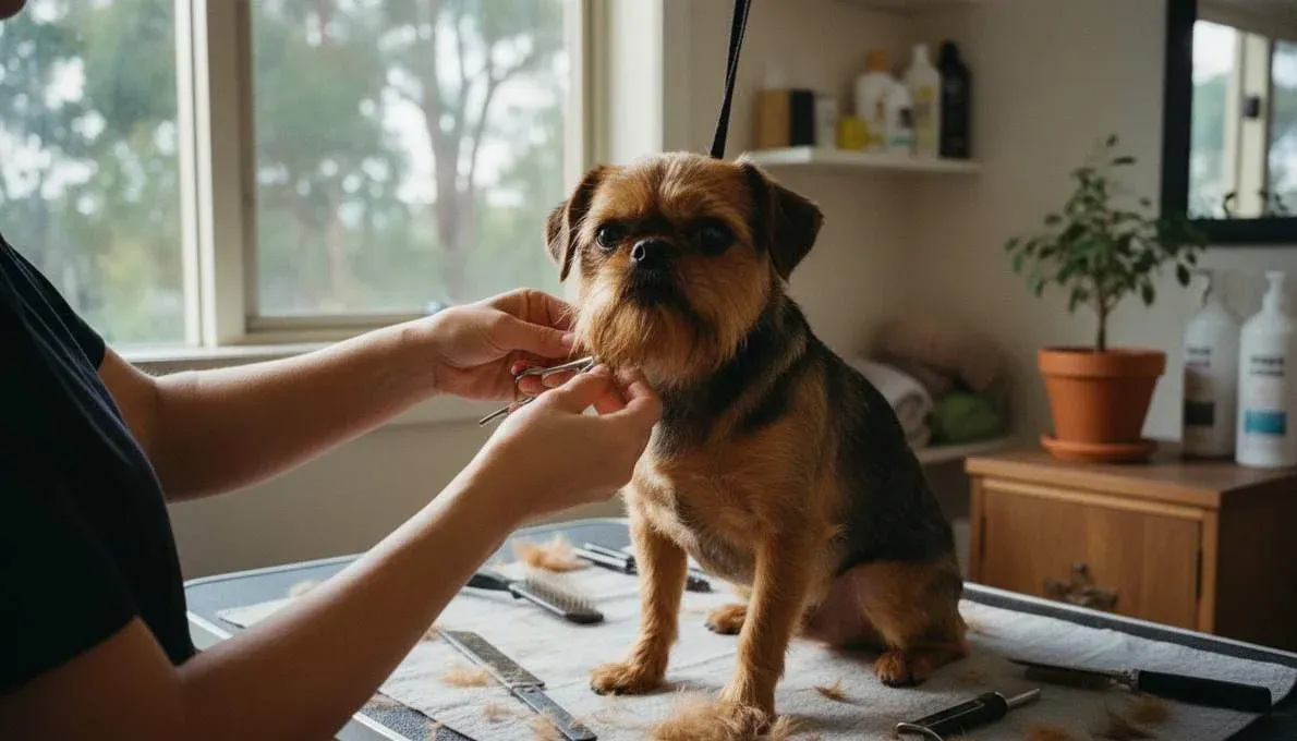 Brussels Griffon Grooming Brushing