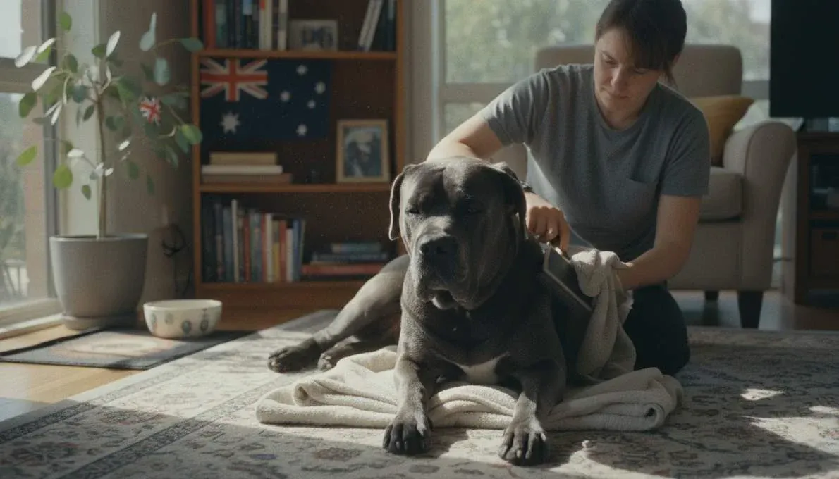 Cane Corso Grooming Brushing