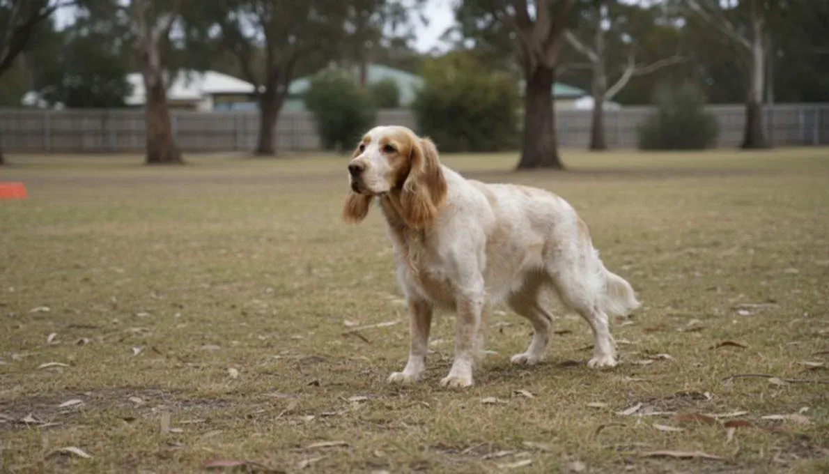 clumber-spaniel-training-sit Clumber Spaniel Training Sit