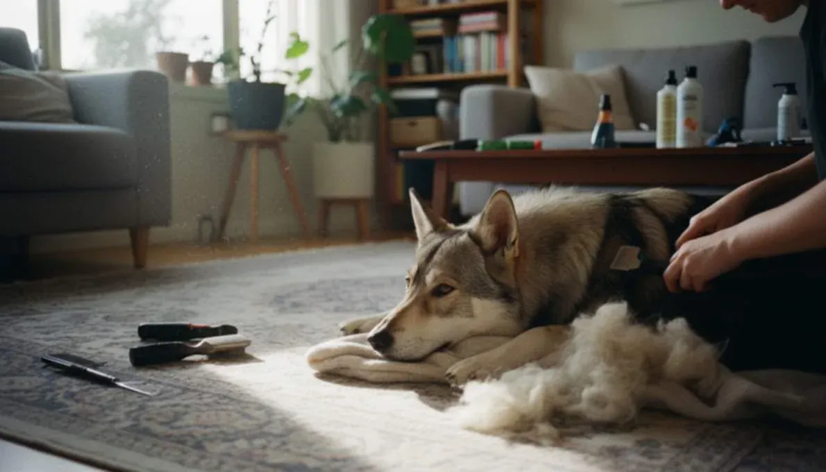 Czechoslovakian Wolfdog Grooming Brushing