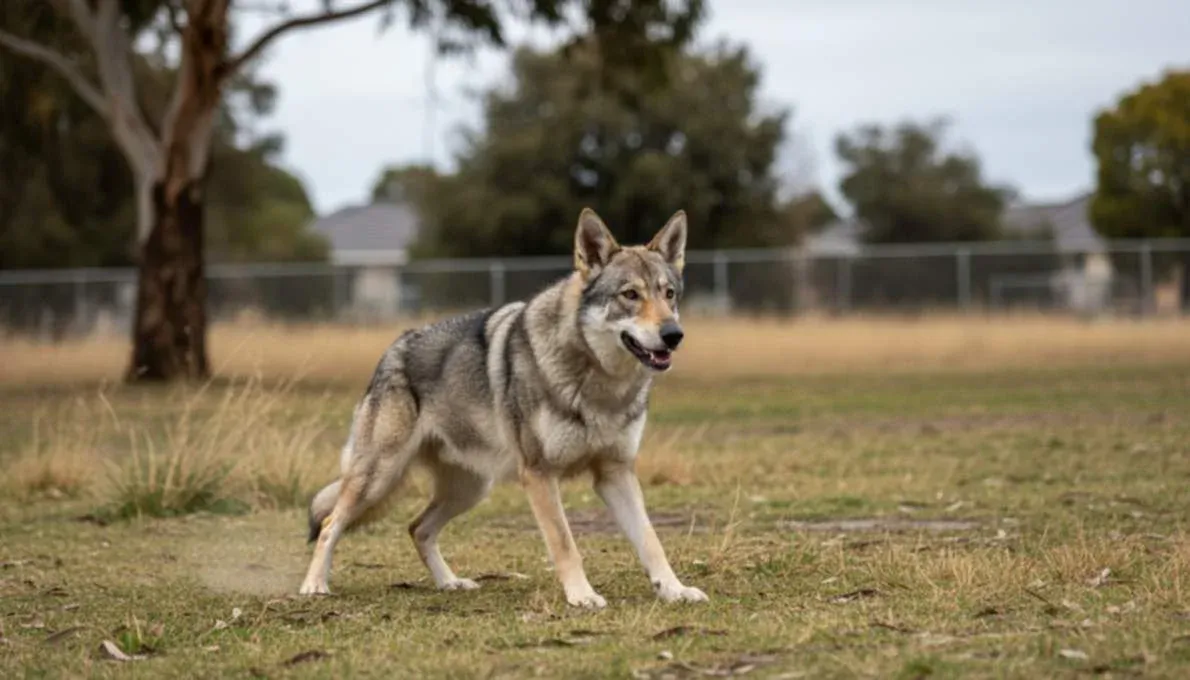 Czechoslovakian Wolfdog Training Sit