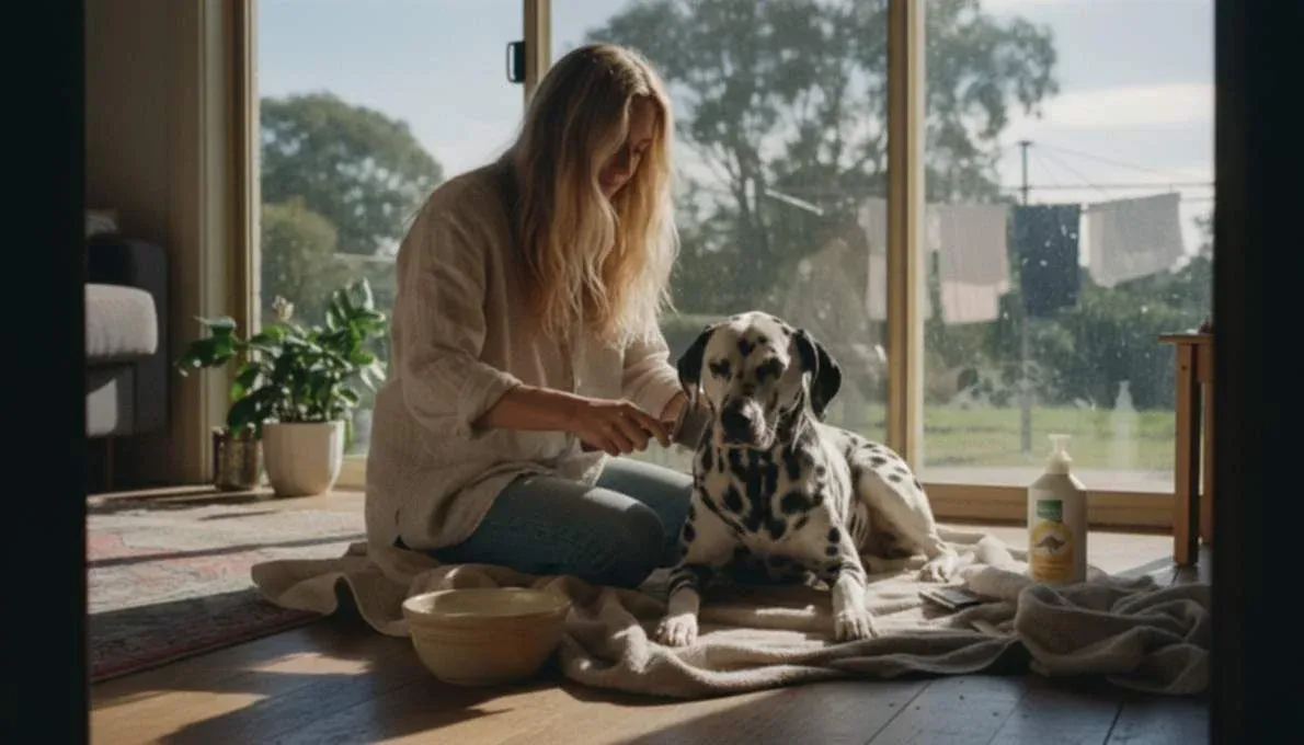 Dalmatian Grooming Brushing