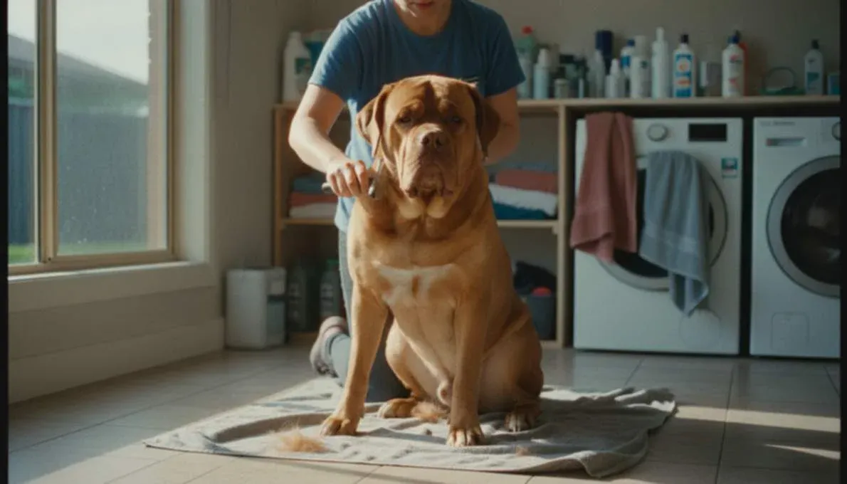 Dogue De Bordeaux Grooming Brushing