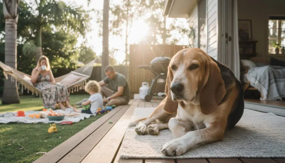 English Foxhound Family Lifestyle