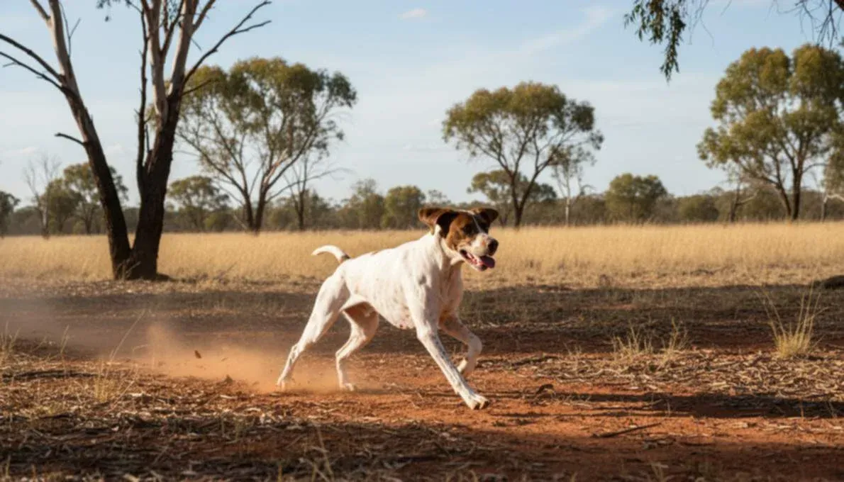 English Pointer Exercise Running