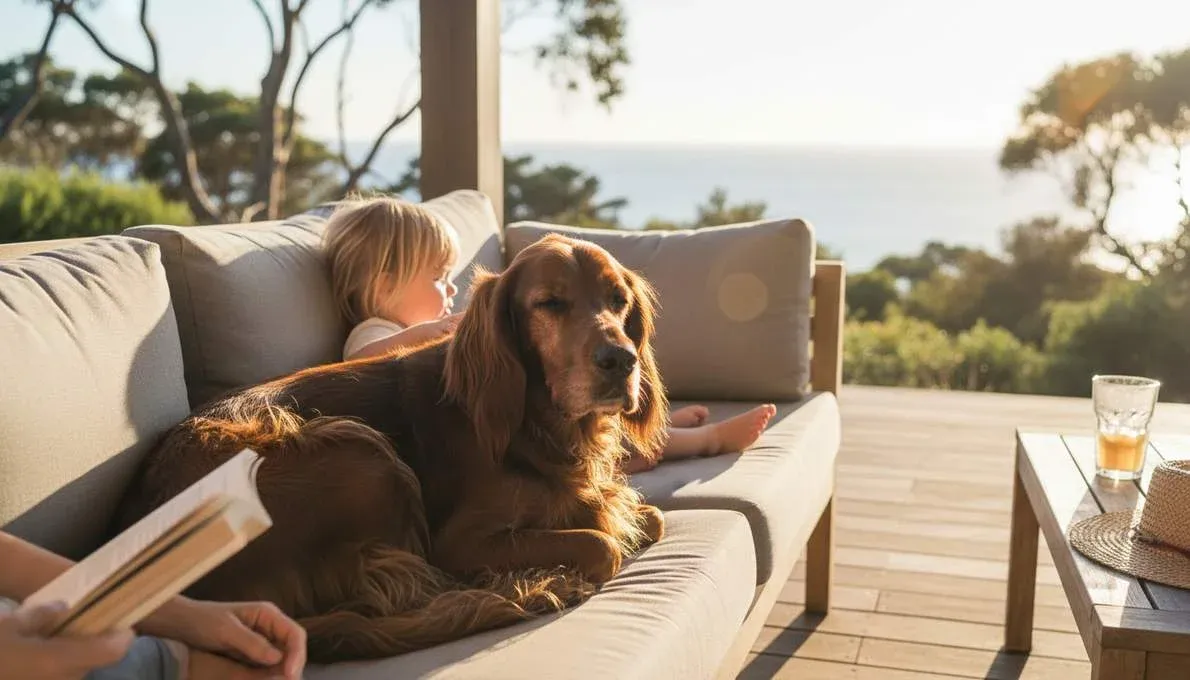Gordon Setter Family Lifestyle