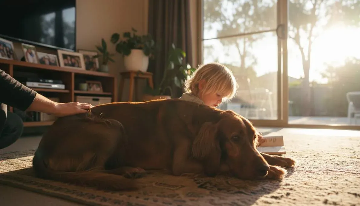 Irish Setter Family Lifestyle