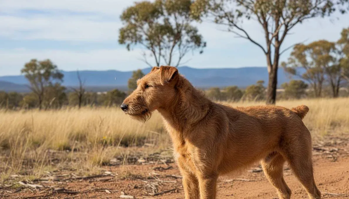 Irish Terrier Profile Side