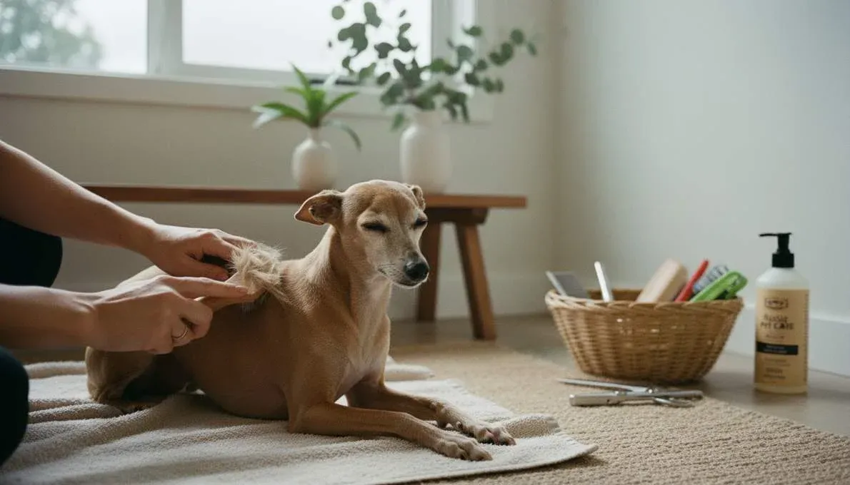 Italian Greyhound Grooming Brushing