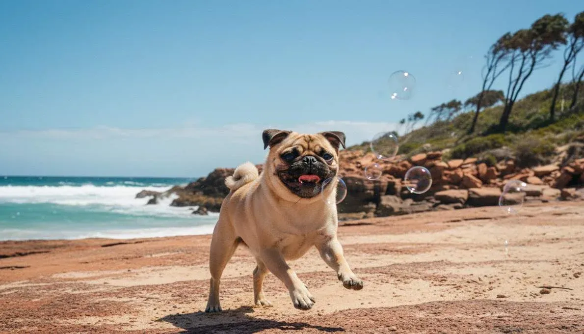 pug-dog-temperament-playing Pug Dog Temperament Playing