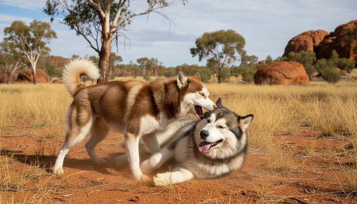 Alaskan Husky Vs Alaskan Malamute Temperament Play