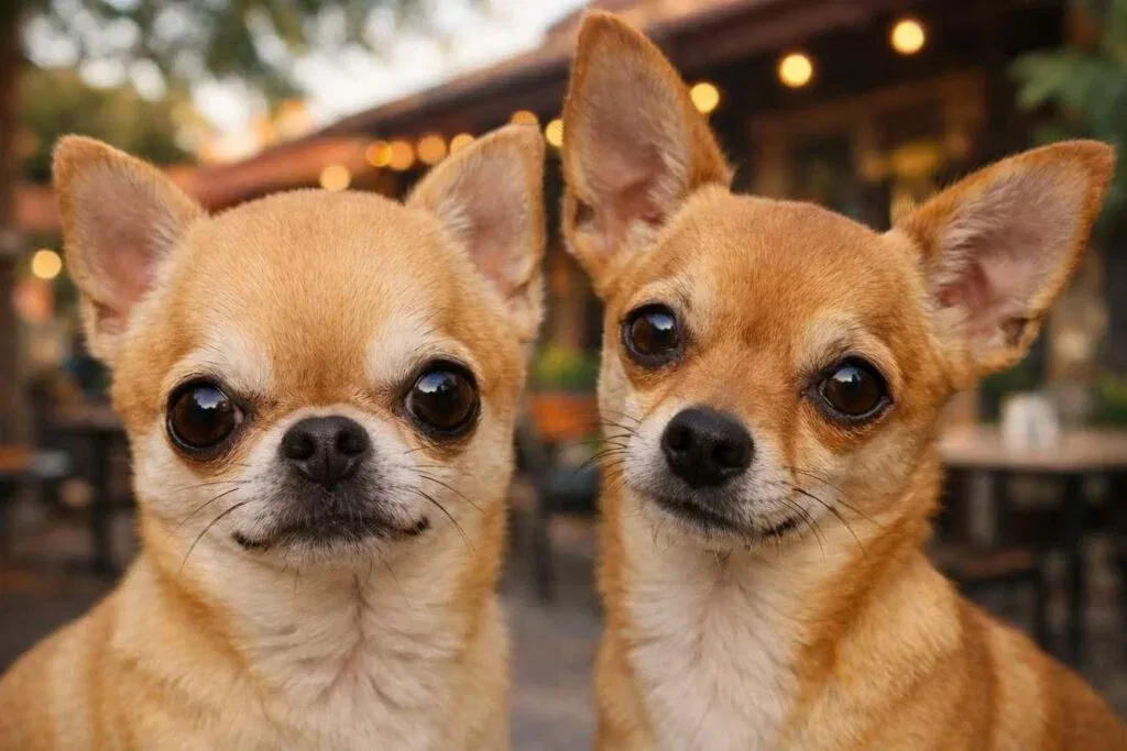 Home 6 Apple Head With Deer Head Chihuahua