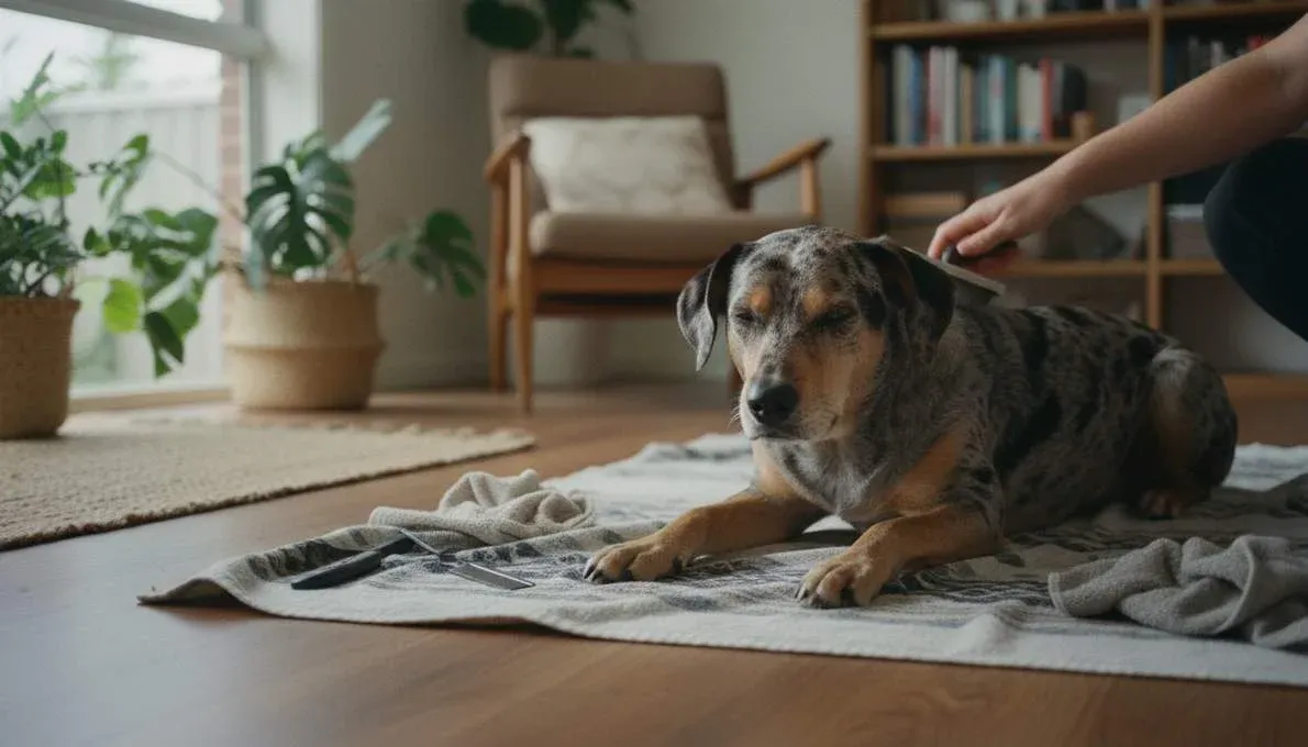 catahoula-leopard-dog-grooming-brushing Catahoula Leopard Dog Grooming Brushing