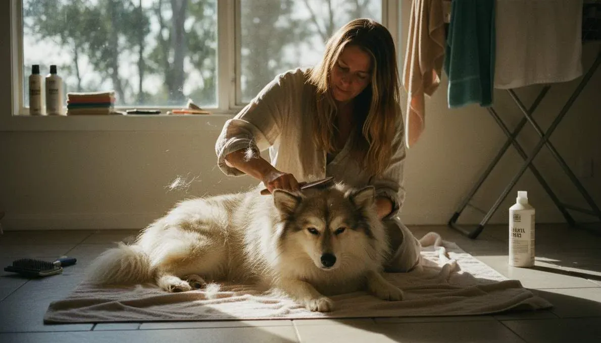 finnish-lapphund-grooming-brushing Finnish Lapphund Grooming Brushing