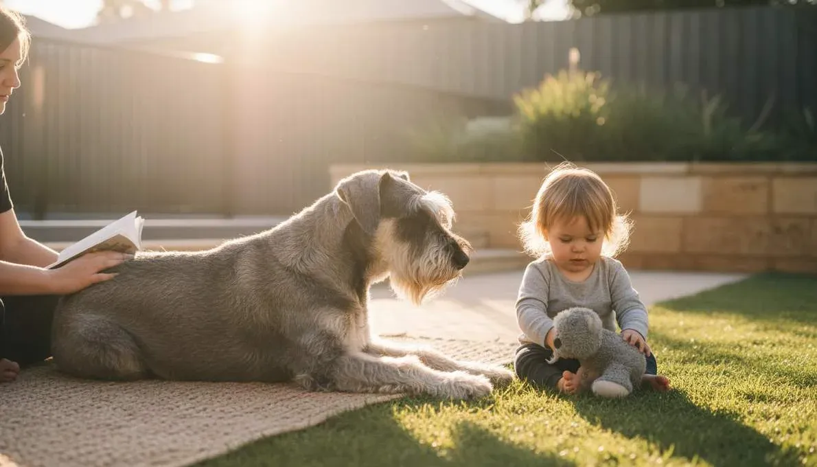 Giant Schnauzer Family Lifestyle