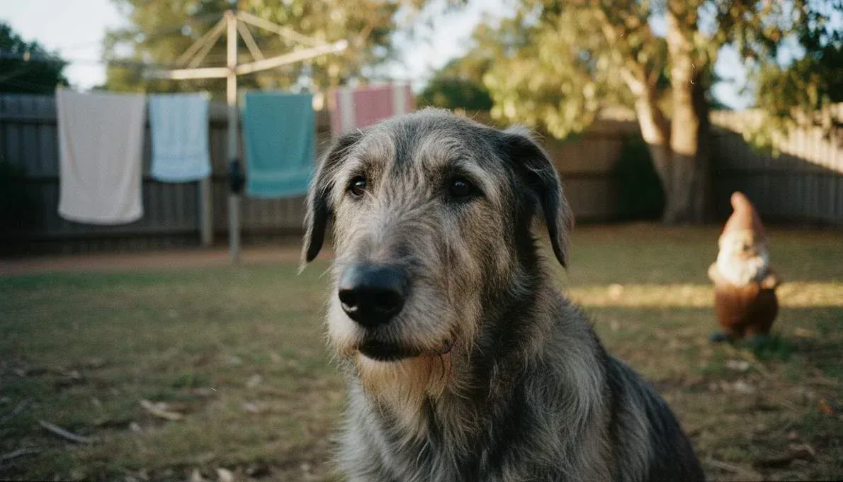 Irish Wolfhound Featured Closeup