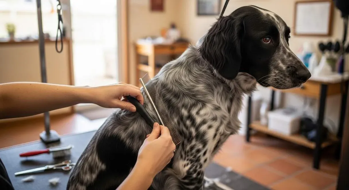 Large Mynsterlynder Grooming Brushing
