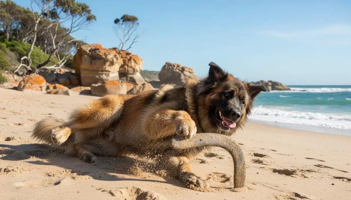 leonberger-temperament-playing Leonberger Temperament Playing