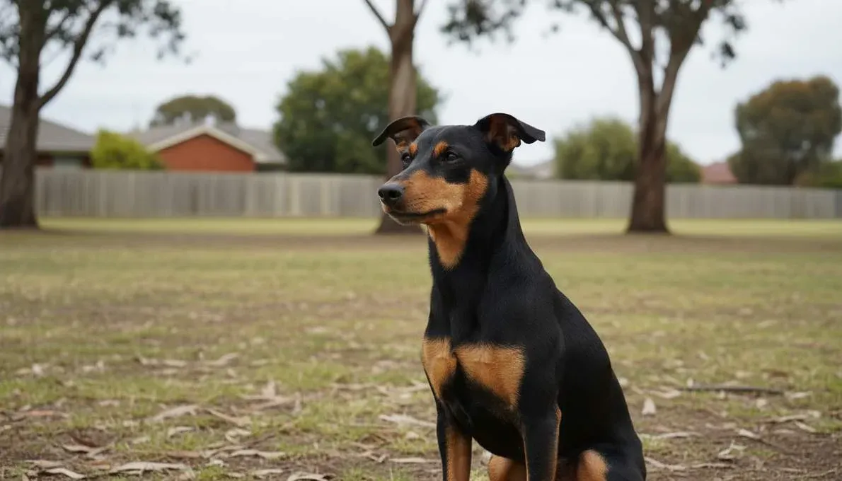 Manchester Terrier Training Sit