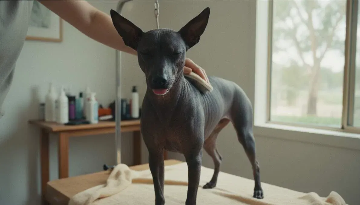 Mexican Hairless Dog Grooming Brushing