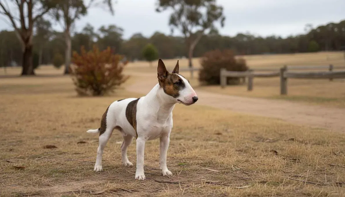Miniature Bull Terrier Training Sit