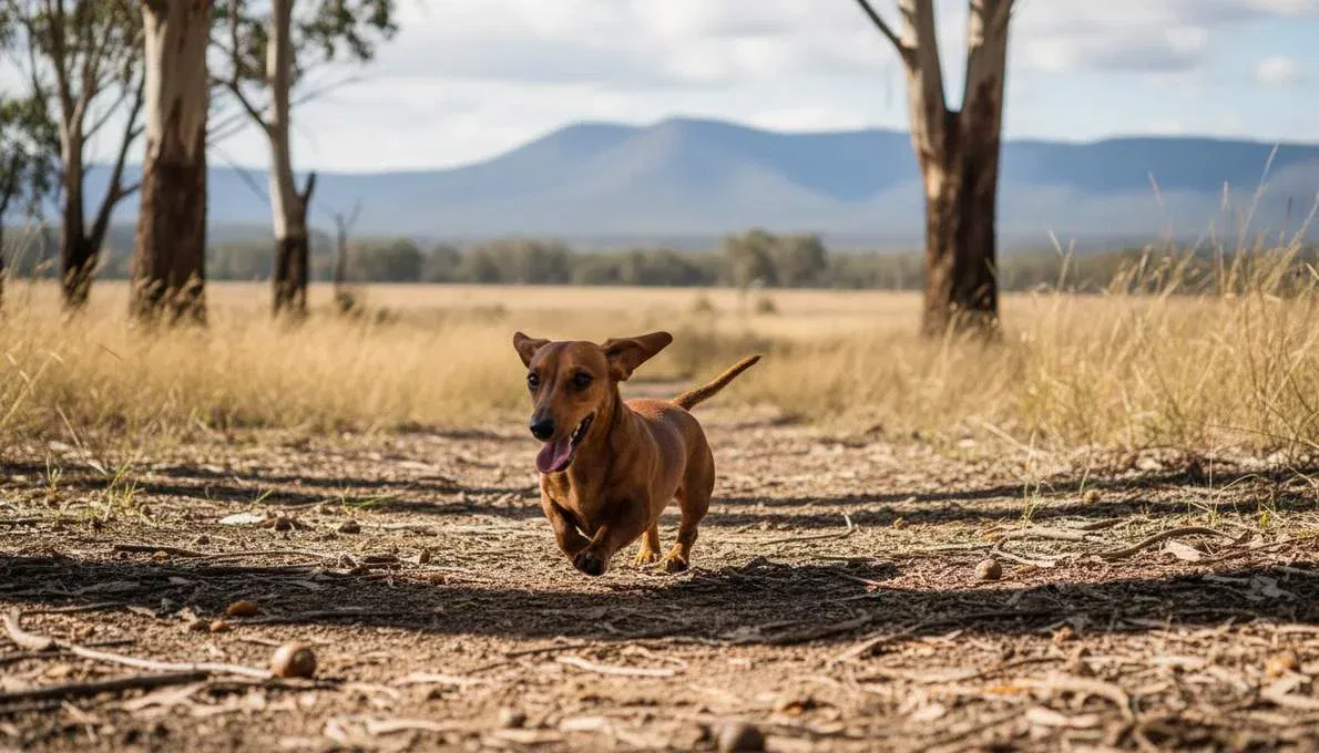 Miniature Dachshund Exercise Running