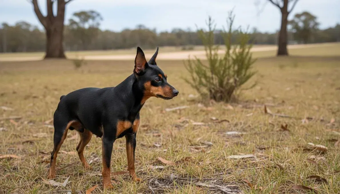 Miniature Pinscher Training Sit
