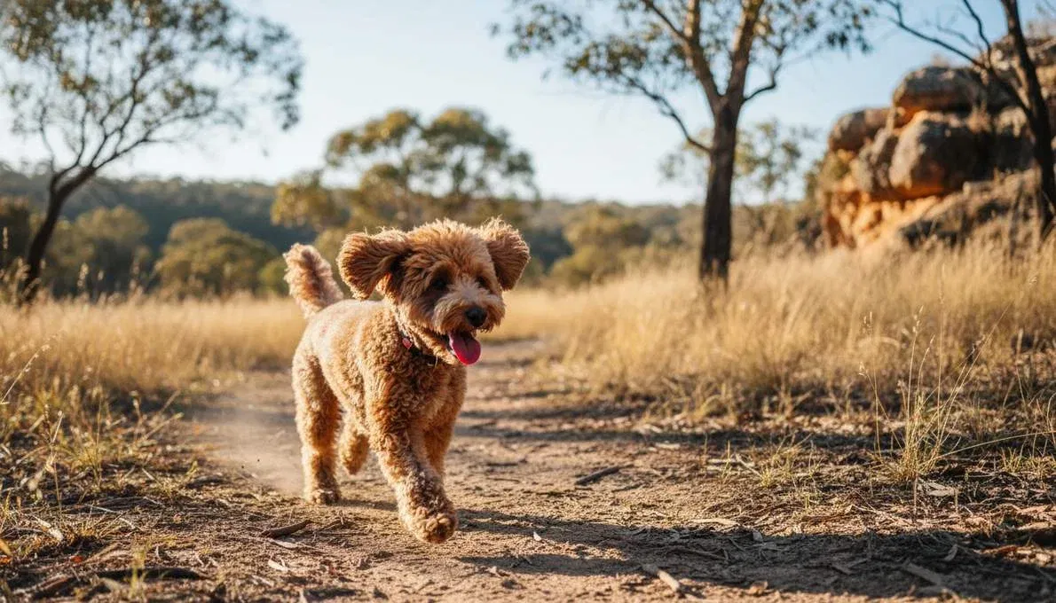 Miniature Poodle Exercise Running