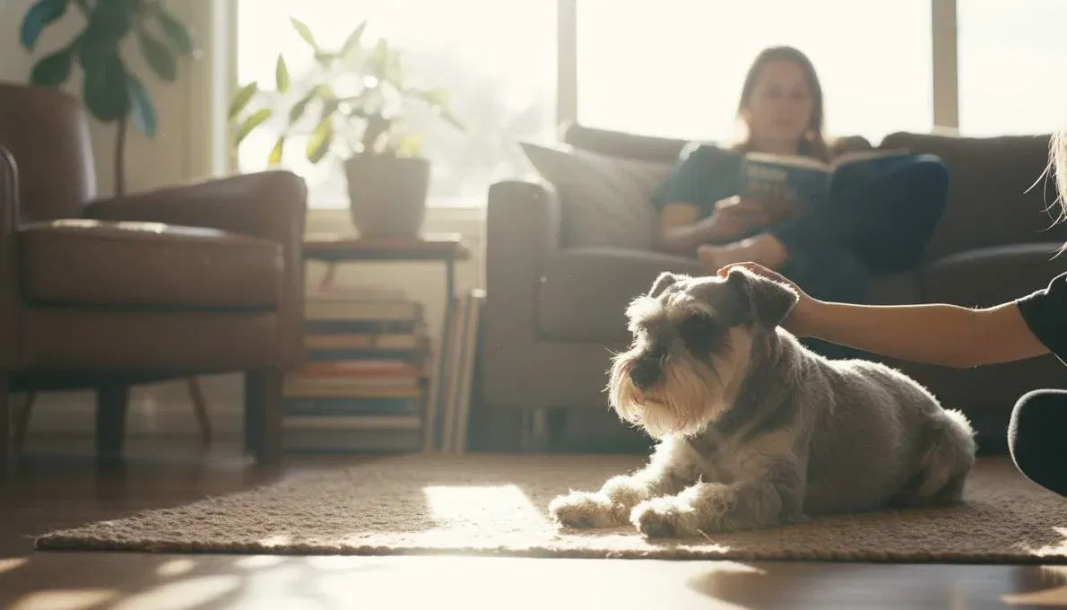 Miniature Schnauzer Family Lifestyle